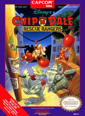 Chip 'n Dale - Rescue Rangers (USA) box cover front